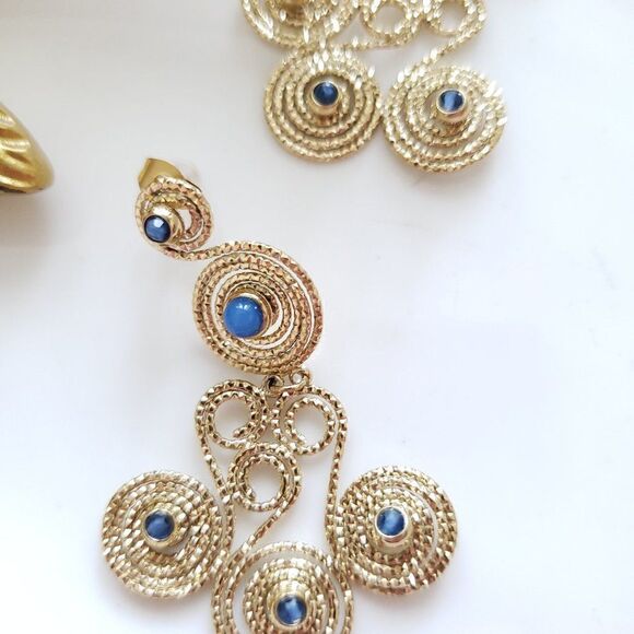 New! Zara's Night Out Spiral Stone Earrings - Picture 3 of 16